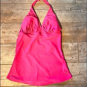 New, Hapari Solid Barbie Pink Halter Tankini Top 🌺